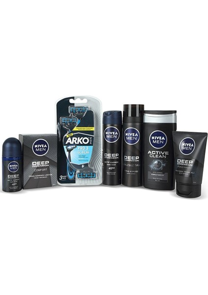 Erkekler Için Bakım ve Temizlik Seti, Sağlıklı ve Ferah Bir Görünüm Için