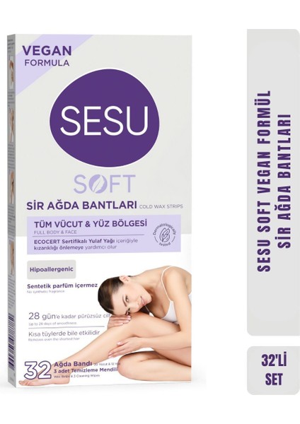 Yumuşak Yulaf Ağda Bandı 32'li, Pürüzsüz ve Nazik Cilt Bakımı Için Ideal fiyatları