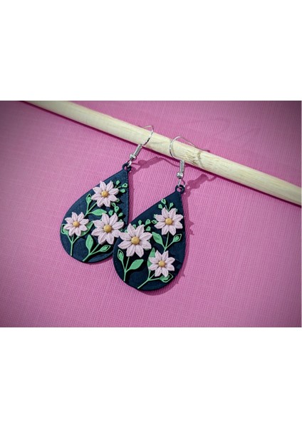 Çiçek Damla Küpeler