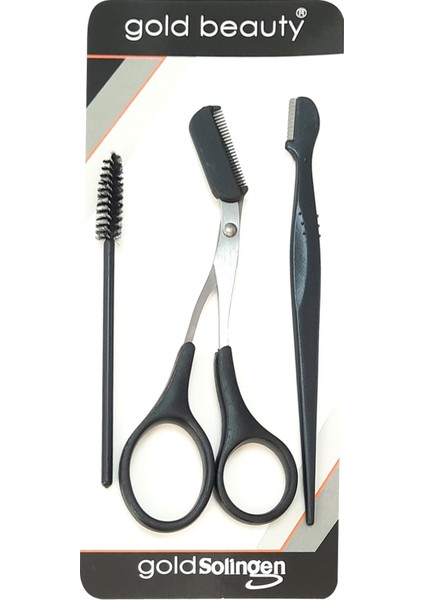 Profesyonel 3 Parça Kaş Bakım Seti, Güçlü ve Kullanışlı Bakım Araçları