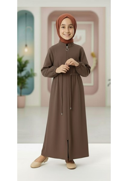 Medine Ipeği Beli Lastikli Bağcıklı Çocuk Ferace fiyatları