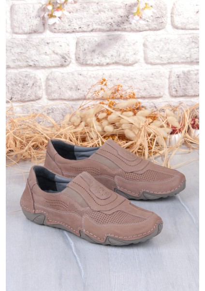 42326 Nubuk Comfort Rahat Esnek Hakiki Deri Erkek Ayakkabı