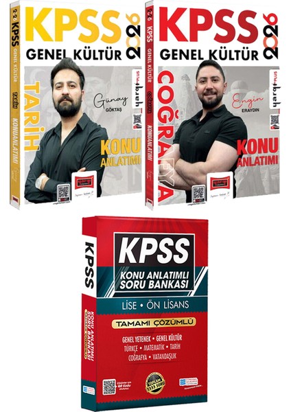 2026 Kpss Tarih Coğrafya Konu Anlatımı - Lise Önlisans Konu Ant. Soru