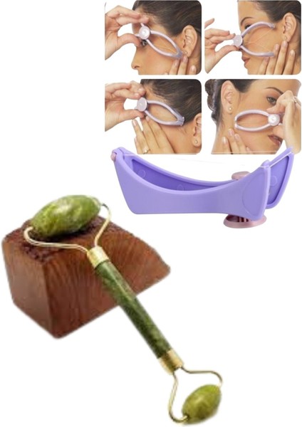 Ip Aparatlı, Acısız Doğal Taşlı Kaş ve Bıyık Epilasyon Masaj Aleti