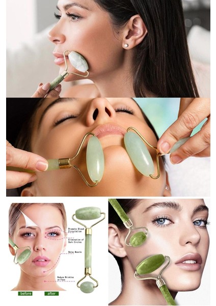 Ip Aparatlı, Acısız Doğal Taşlı Kaş ve Bıyık Epilasyon Masaj Aleti