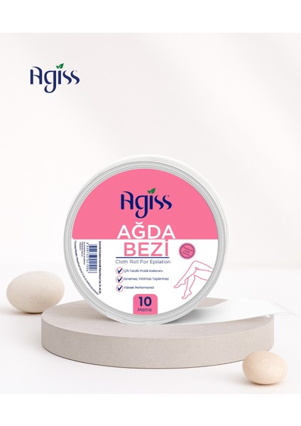 Rulo Ağda Bezi 10 M, Rahat ve Pratik Kullanımıyla Güzelliğinize Kolayca Ulaşın