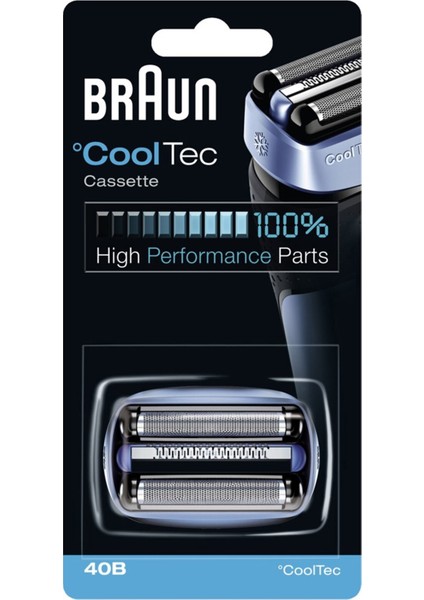 Tıraş Makinesi Yedek Kaset 40B, Temiz ve Güzel Tıraş Için Uyumlu