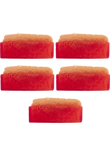 5'li Set Kabak Lifli Gül Sabunu(Peeling Etkili)