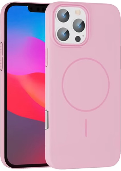 Ds-Derin Joko Iphone 16 Pro Max Broş Magsafe Kapak - Pembe