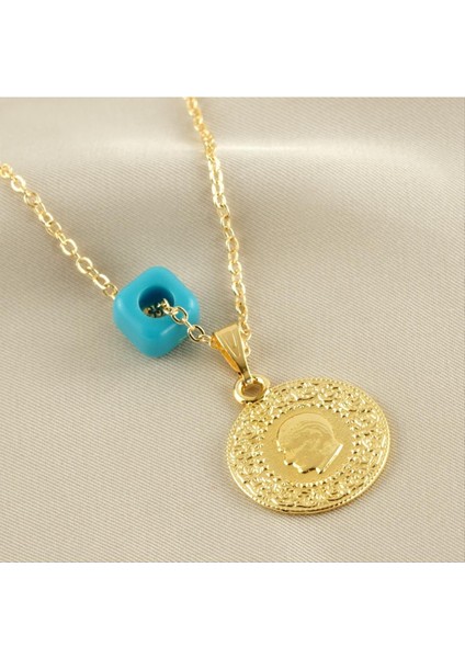 ds-derin çeyrek kolye-sarı