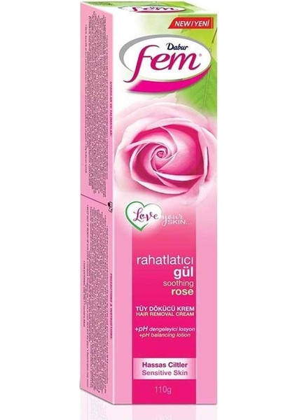 Hassas Ciltler Için Gül Özlü Tüy Dökücü Krem 120ML