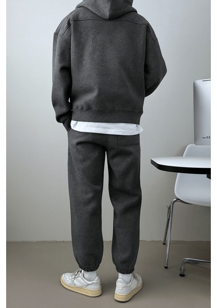 Erkek Eşofman Takımı Şardonlu 3 Iplik Içi Polarlı Günlük eşofman takımı 3iplik-Takım fırsatları