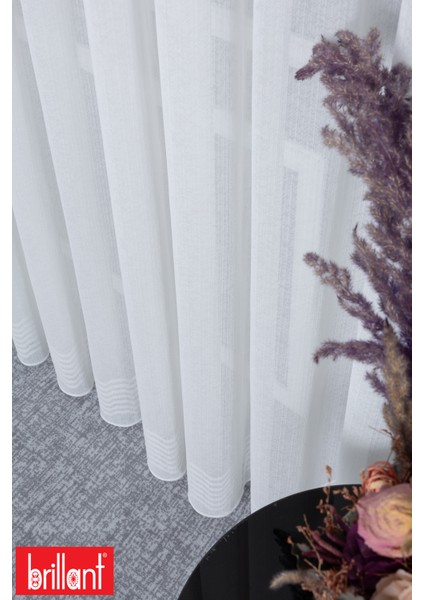 Keten Cera 1/3 Sık Pileli Ütü Istemez Kırışmaz Yeni Sezon Salon Oda Tül Perdesi fırsatları