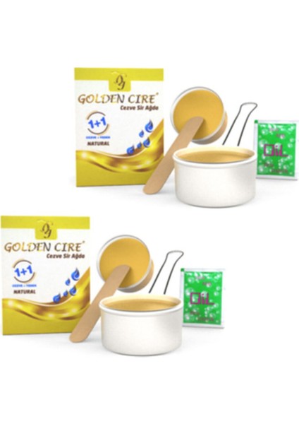 Ağda Seti 2X210G, Normal Ciltler, Kolay ve Temiz Uygulama Paketi