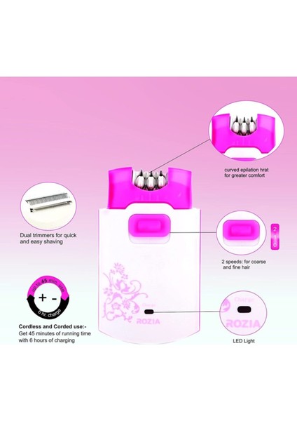 Çift Fonksiyonlu Kadın Epilasyon ve Tıraş Makinesi, Profesyonel Kullanım indirimleri