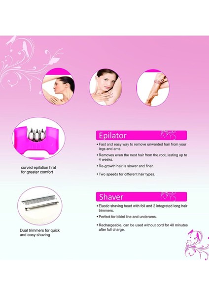 Çift Fonksiyonlu Kadın Epilasyon ve Tıraş Makinesi, Profesyonel Kullanım