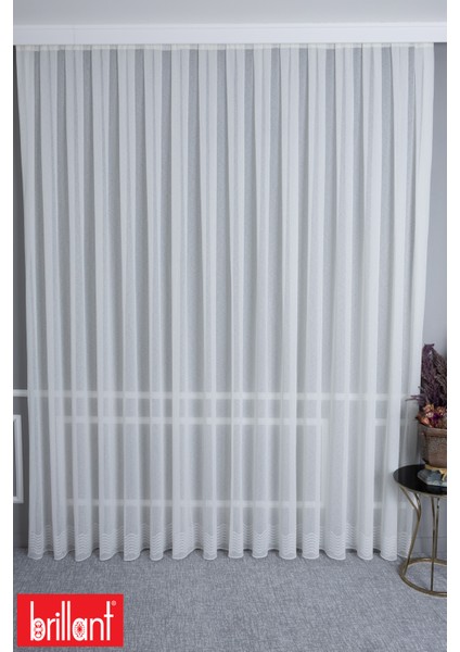 Keten Cera 1/3 Sık Pileli Ütü Istemez Kırışmaz Yeni Sezon Salon Oda Tül Perdesi indirimleri