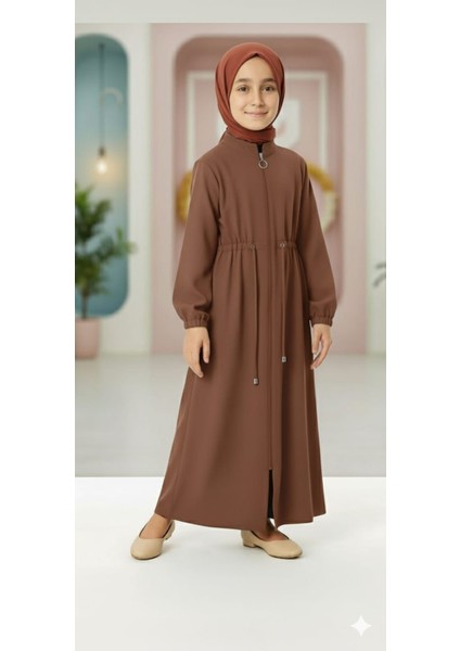 Medine Ipeği Beli Lastikli Bağcıklı Çocuk Ferace fiyatları