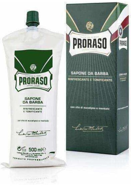 Ferahlatıcı Okaliptüs ve Mentollü Tıraş Kremi 500ML, Rahat ve Serinlik Sağlar.