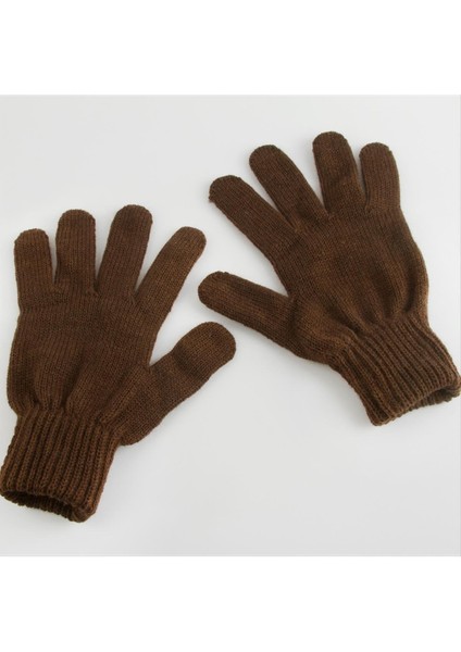 Ds-Derin Süper Tek Kat Eldiven-Kahverengi-1