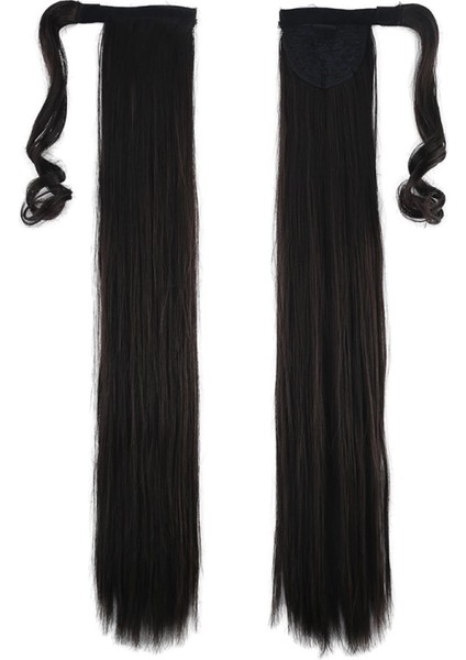 Bağlamalı Düz At Kuyruğu - Kahverengi fiyatları