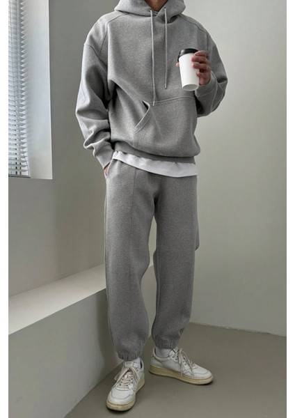 Erkek Eşofman Takımı Şardonlu 3 Iplik Içi Polarlı Günlük eşofman takımı 3iplik-Takım indirimleri