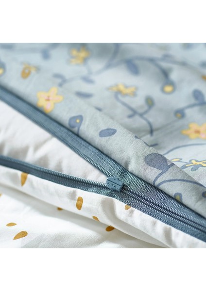 Guldvavare Bebek Nevresim Takımı Mavi-Beyaz 110 x 125 / 35 x 55 Cm indirimleri