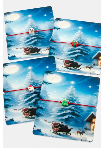 Ds-Derin 2025 Yılbaşı Fimo Bilekliği-Renkli