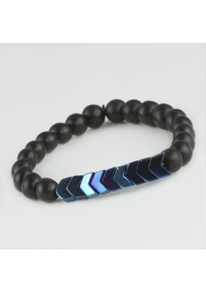 Ds-Derin Onix-Hematit Doğaltaş Bileklik-Siyah fiyatları