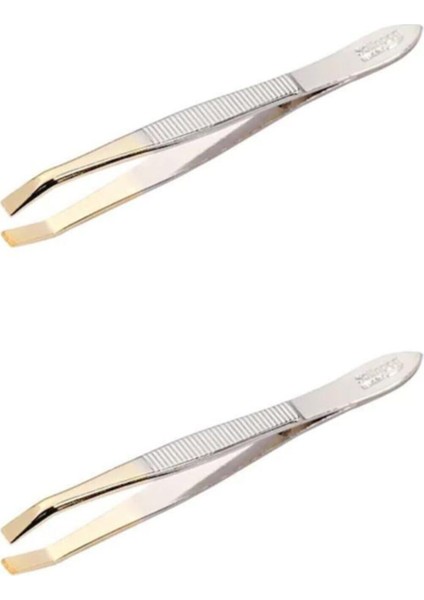 Gold Renk Düz Cımbız Çift Seti, Güçlü ve Şık Tasarım