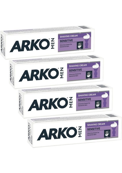 Yumuşak ve Ferah Tıraş Kremi, 90GR, 4 Adet Paket