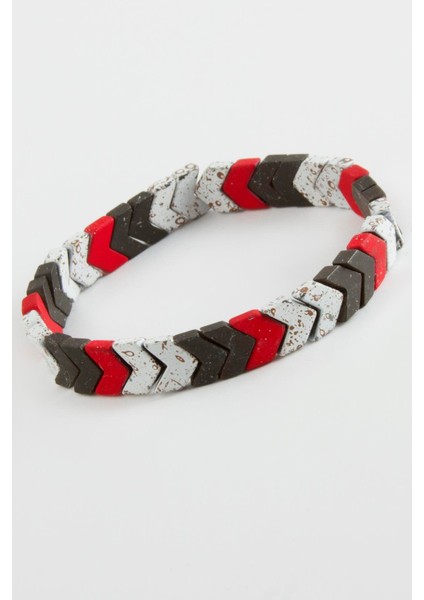 Ds-Derin Taraftar Çavuş Hematit Doğaltaş Bileklik-Renkli