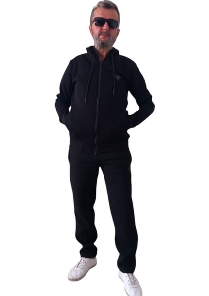 Battal Büyük Beden Kadın Erkek Unisex Kapşonlu Fermuarlı 3 Cepli Şardonlu Compact Penye Sweet modelleri