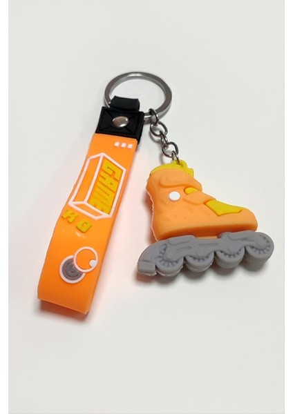 Ds-Derin Paten Silikon Anahtarlık-Renkli