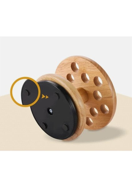 Döner Ahşap Makas Standı, Organizer, Masaüstü Düzenleyici, Çok Amaçlı, Şık Tasarım modelleri