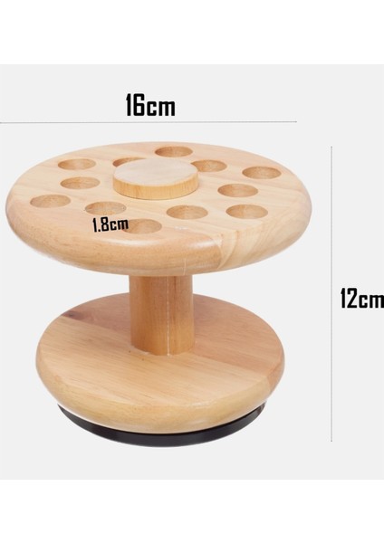 Döner Ahşap Makas Standı, Organizer, Masaüstü Düzenleyici, Çok Amaçlı, Şık Tasarım fırsatları