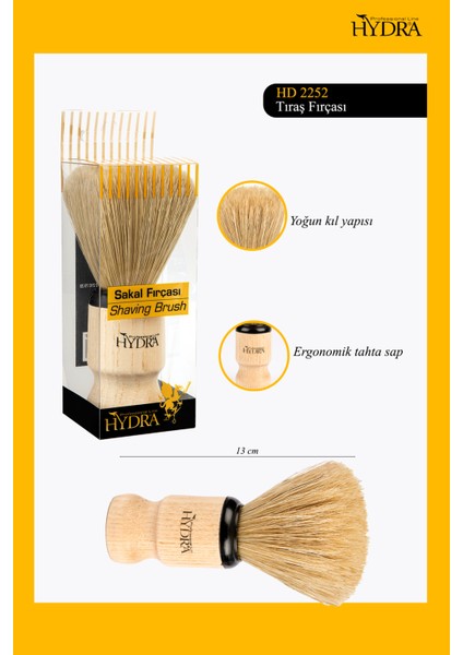 Büyük Sakal Fırçası, Yumuşak ve Dayanıklı, Sakal Bakımı Için Ideal