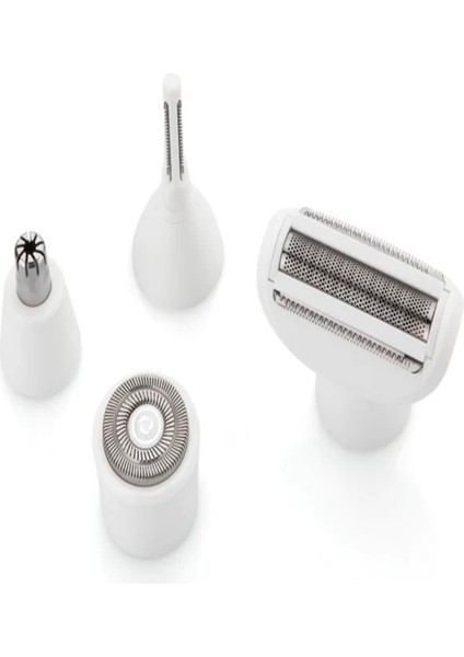 4'ü 1 Arada Epilatör Seti, Kaş, Burun, Vücut Kişisel Bakım Cihazı