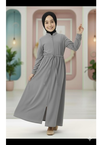 Medine Ipeği Beli Lastikli Bağcıklı Çocuk Ferace fırsatları