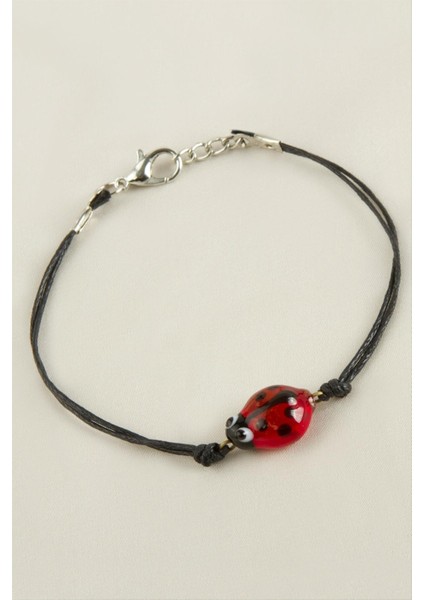 Ds-Derin Panda Cam Bileklik-Kırmızı