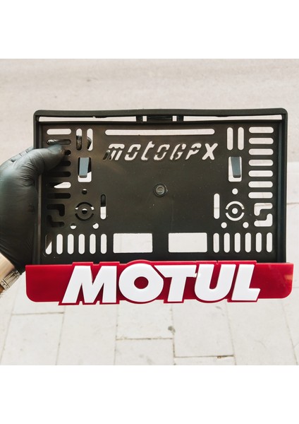 Motor Plakalık Motul Takmatik Pleksi 3D Kabartma Kişiye Özel Lazer Kesim