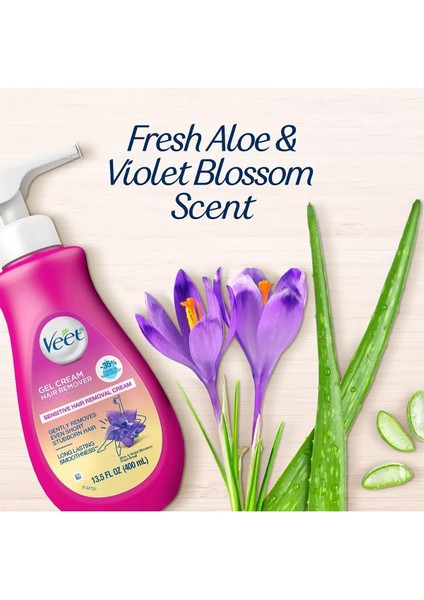 Bacak ve Vücut Için Tüy Dökücü Jel Krem 400ML, Ferah ve Pürüzsüz Cilt Için