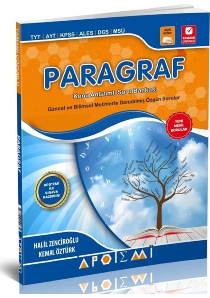 Apotemi 2026 Tyt Paragraf Soru Bankası ve Doktrin Terminoloji Paragraf 20X35 Deneme +1 Deneme fiyatları