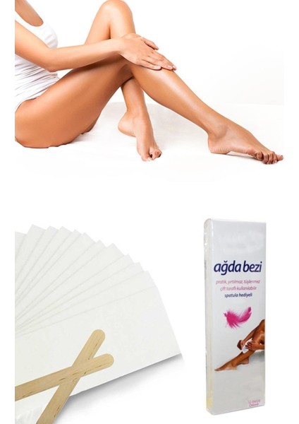 2 Adet Spatulalı 10 Metre Dilimli Ağda Bezi, Kolay ve Pratik Kullanım Sağlar. modelleri