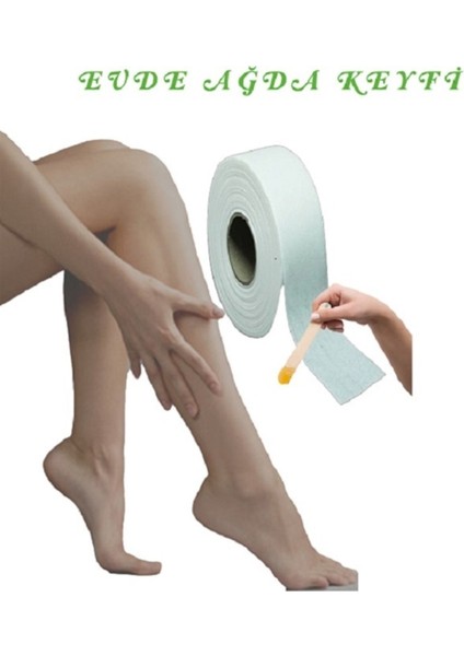 Ağda Bezi 100 M + Ahşap Spatula 100 Adet, Hijyenik ve Kullanışlı Set modelleri