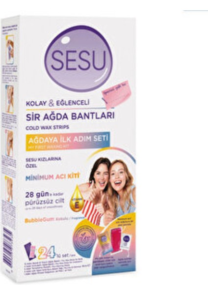 3 Adet Ağda Bandı Seti, Ilk Adım, 24'lü, Kolay Uygulama