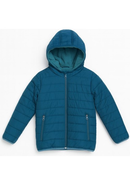 Çocuk Mont - Polar Astarlı Su Itici Mikrofiber Dolgulu Mont Kaban indirimleri