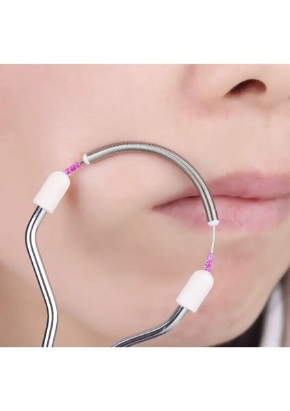 Kırmızı Pratik Yüz Epilasyon Yayı, Kaş, Bıyık ve Yüz Tüyü Temizleme Aleti modelleri