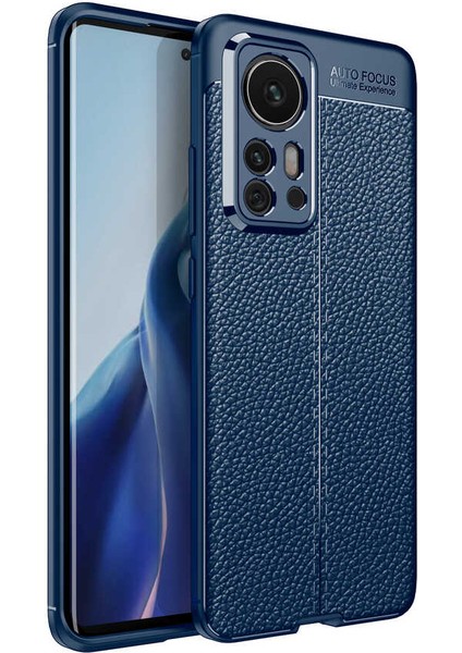 Xiaomi Mi 12 Pro Kılıf Frms Niss Silikon Kapak-Lacivert