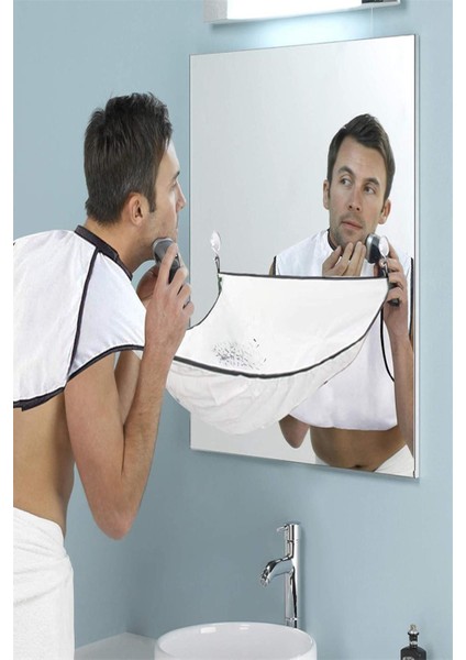 Beyaz Saç ve Sakal Kesme Traş Önlüğü, Kıl Tutmayan, Özel Kumaş, Konforlu Kullanım fırsatları